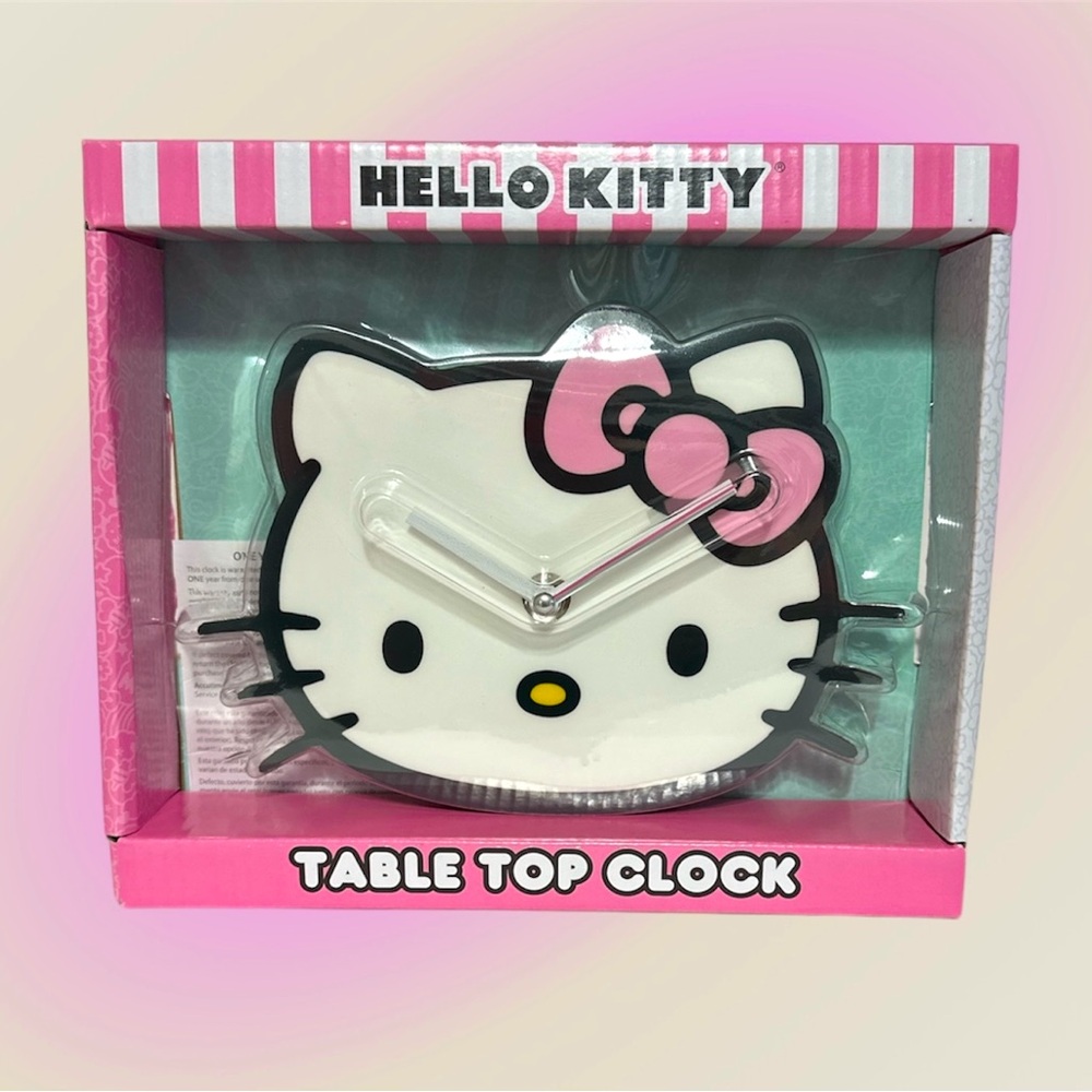 Hello Kitty Tabletop Clock